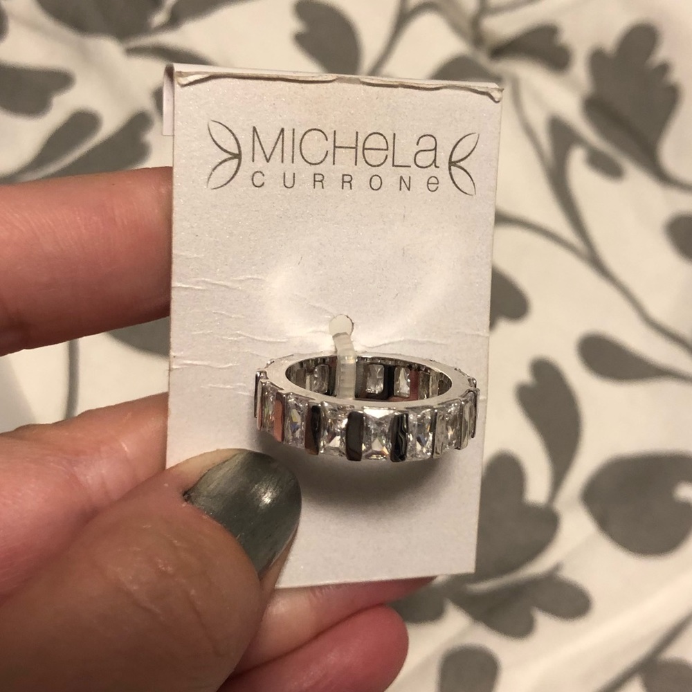 Michela currone silver band ring size 7